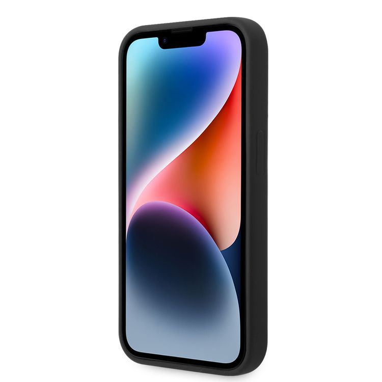 Karl Lagerfeld Magsafe Liquid Silicone Case With Ikonik NFT Logo iPhone 14 Pro Max - Black