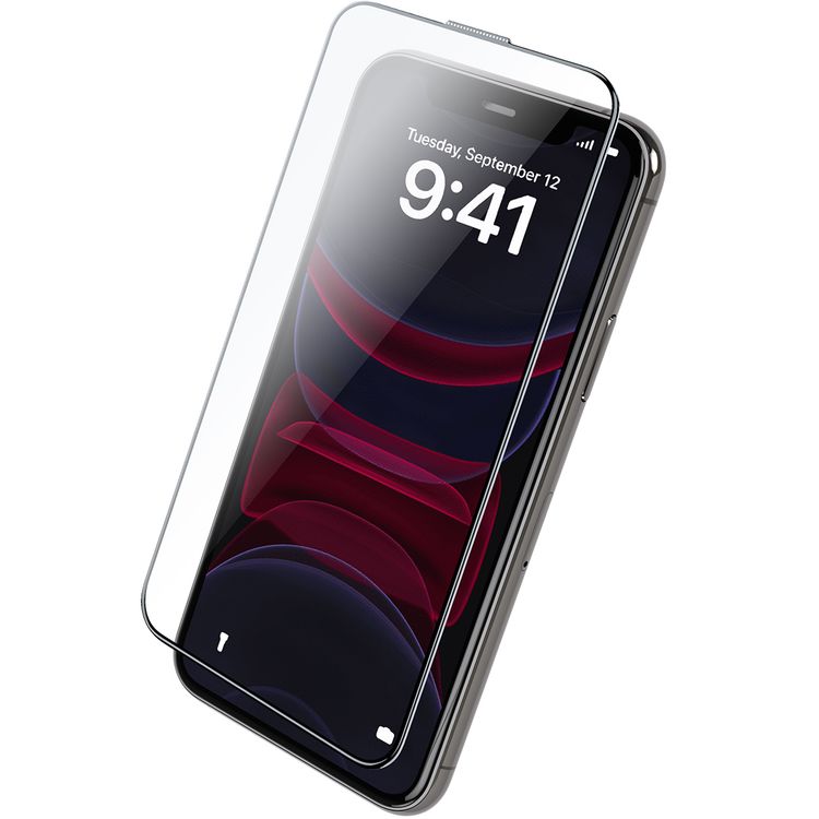 واقي شاشة Froog HD لهاتف iPhone 11، مضاد لبصمات الأصابع، مقاوم للماء، مقاوم للخدش - شفاف