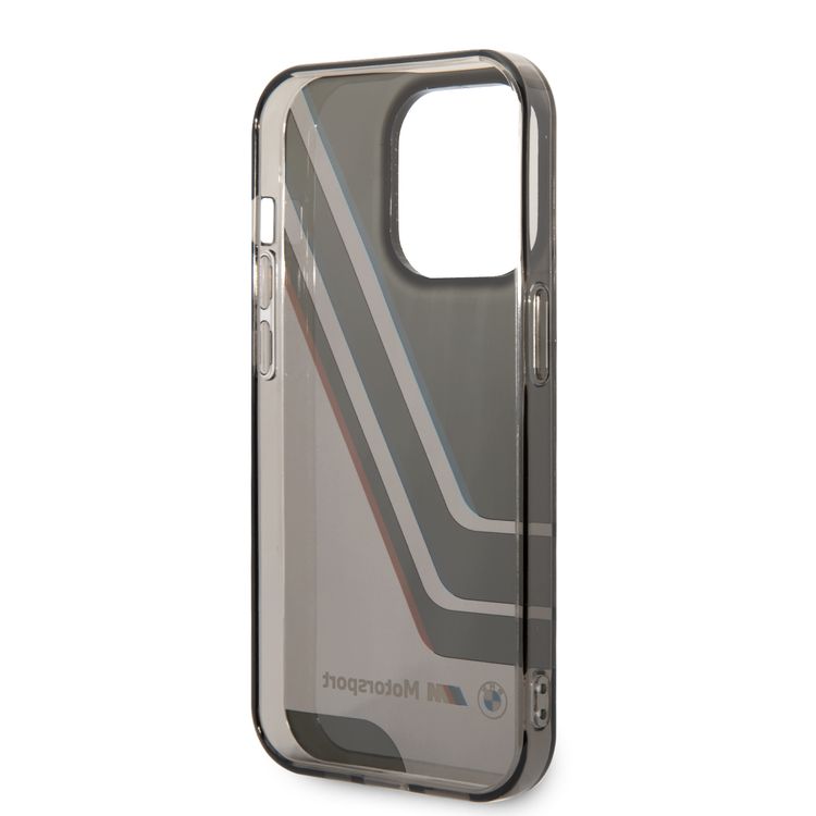 BMW Motorsport IML Case with Translucent Stripe for iPhone 15 Pro