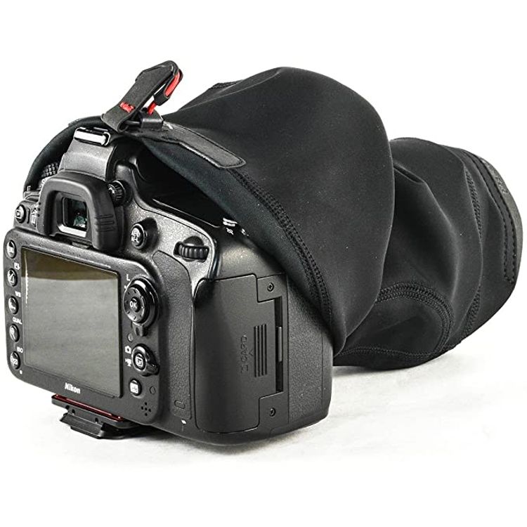 Peak Design SH-M-1 Shell Medium Form-Fitting Rain and Dust Cover, protect your camera and your attached lens, Elastic Fabric, protects against abrasion - Multicolor
