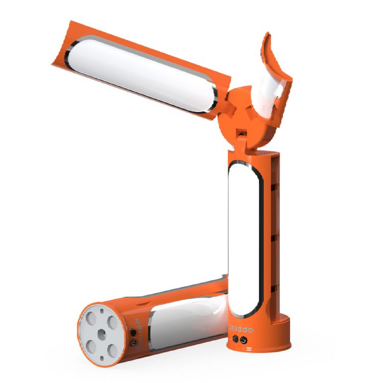 Porodo Camping Multi-Functional Folding LED Light 60W with Remote Controller - Orange