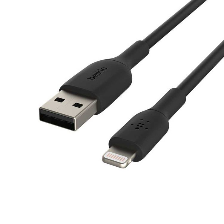 لايتنينج  إلى يو اس بي  من بيلكن  CAA001bt1MBK شاحن لايتنينج  إلى كابل يو اس بي  - أسود