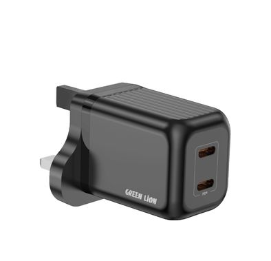 Green Lion Ultra Compact GaN Wall Charger with PD 45W, Du...