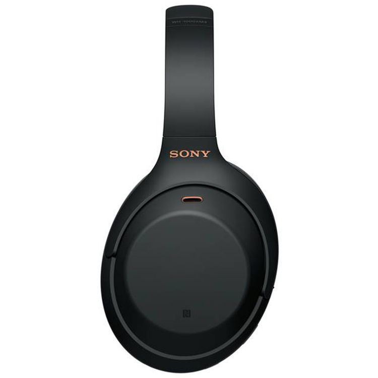 Sony Wireless Noise Cancelling Stereo Headphones with Steel, Plastic & Padded Leather Cover Material, 30 Hours Battery Life, 10m Performance Range, Built-in Microphone- Black