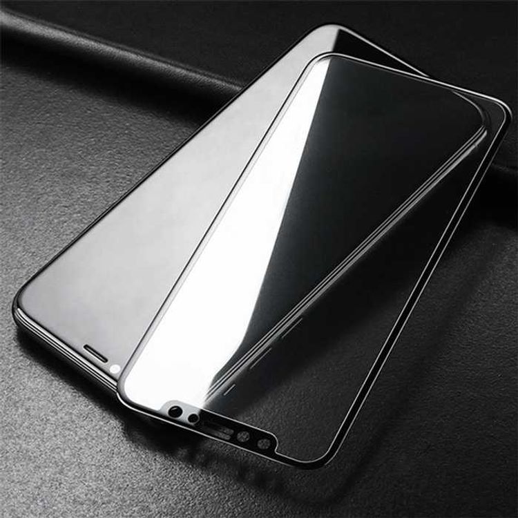 Devia Van Entire View Anti-Glare Tempered Glass for iPhone Xr - Black (10pcs/bx)