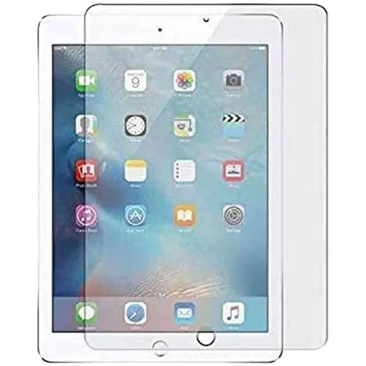 واقي شاشة زجاجي عالي الدقة من Green Lion لجهاز iPad الجيل العاشر مقاس 10.9 بوصة، مقاوم للكسر، مناسب للحافظات، حماية من الحافة إلى الحافة، سهل اللصق، مضاد لبصمات الأصابع والخدوش والتلف - شفاف 