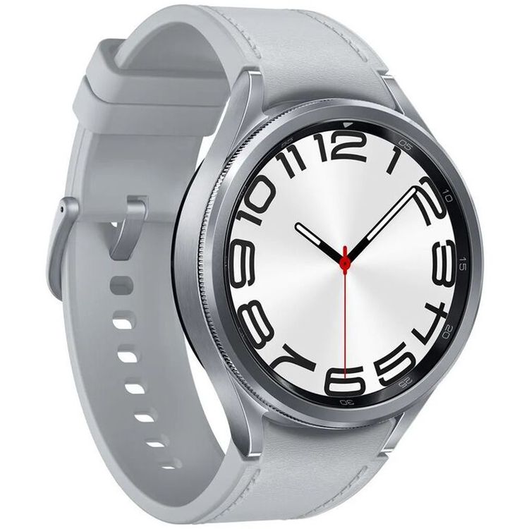 Samsung Galaxy Watch 6 Classic, 47mm Display, Fast Charge, NFC, Fall Detection &Emergency SOS Calling, Sleep Tracking, Personalized HR Zone - Silver