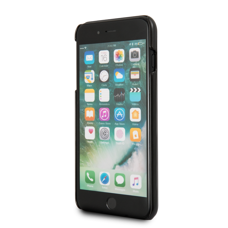 CG MOBILE Ferrari Heritage 488 Genuine Leather Hard Phone Case Compatible for iPhone 7 / 8 Plus | Shock & Scratch Resistant Mobile Case Officially Licensed - Red