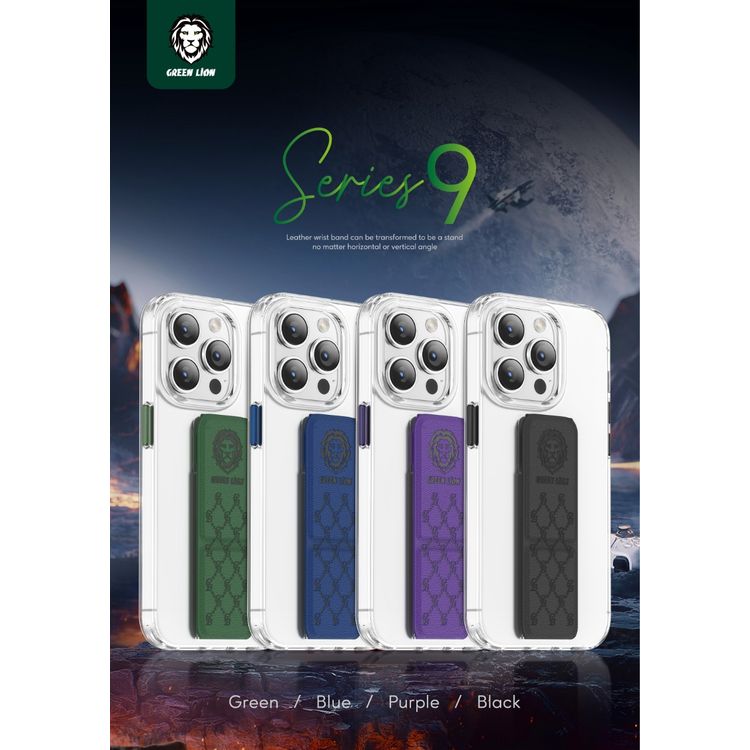 Green Series 9 Clear Case - Black