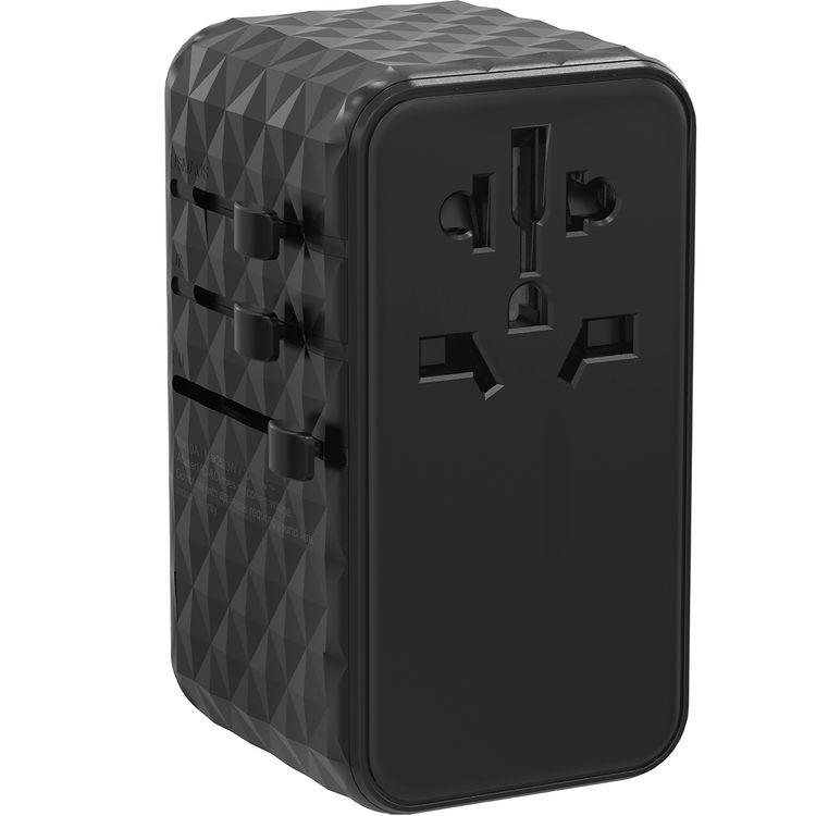 Powerology 4-Port Universal GaN Super Charger - Black