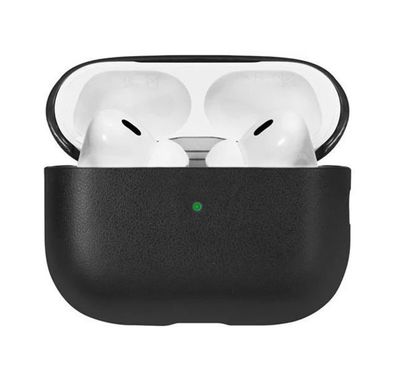 Native Union Re-Classic Case for Airpods Pro(2nd Gen/1st Gen), Built-in Hole for the Lanyard Loop, Qi Wireless Charging & MagSafe Charging, Hassle-free Access - Black