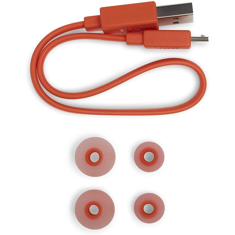 JBL T115BT Wireless In-Ear Headphones, Pure Bass Sound, 8 Hours Battery with Quickly Charge, Multi-point Connectivity, 3 Button Remote with Microphone - Coral