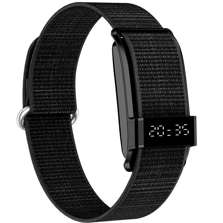 Porodo Trackfit Pro Smart Bracelet Fitness Tracker with Display App, 10 Days Working Time, 145mAh Battery, IP68 Water Resistance Level, Activity Tracker, Health Monitoring, Magnetic Charging - Black