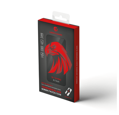 Liberty Guard Matte Privacy Full Cover Rounded Edge Screen Protector for iPhone 13/13 Pro, Anti Shock & Anti Impact - Privacy