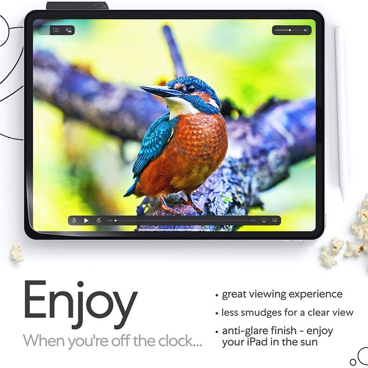 Paperlike Screen Protector Compatible for iPad 10.5" ( Air 2019 & Pro 2017 ) ( 2 Sheets ) Reduced Reflection, Paper Texture Simulation for Sketching / Drawing / Writing