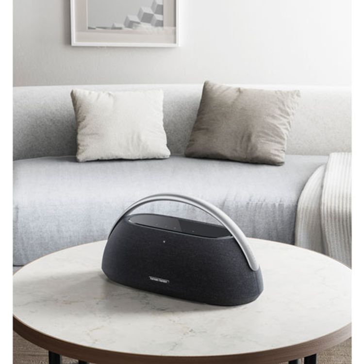 Harman Kardon Go Play 3 Portable Bluetooth Speaker with Superior Sound, Type-C USB Port, Up to 8 Hours Music Play Time, 3 Hours Charging Time, Bluetooth Version 5.2, Built-in Battery - Black