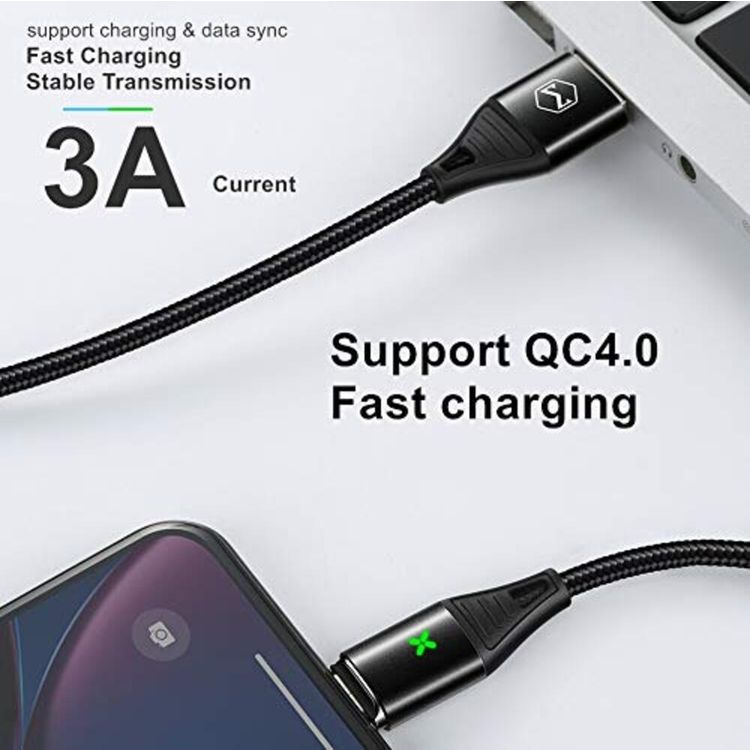 Mcdodo CA-6440-BK Magnetic Type-C Data Cable 1.2m - Black