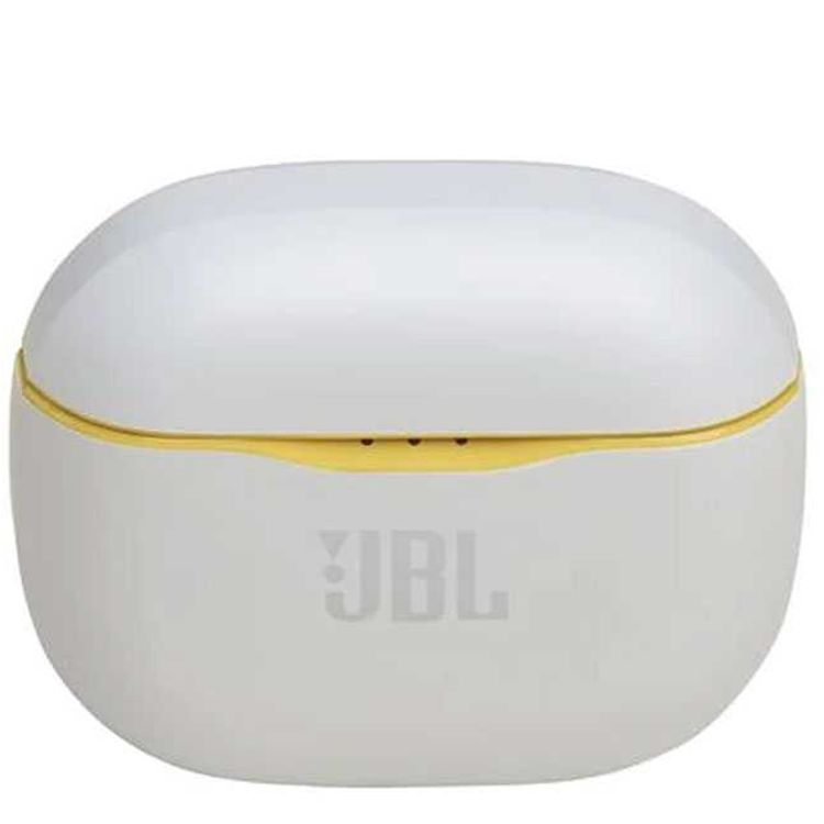 JBL T120TWS True Wireless Bluetooth In-Ear Headphones, Pure Bass Sound, Hands-free Stereo Calls, 16-hours Playtime - Yellow