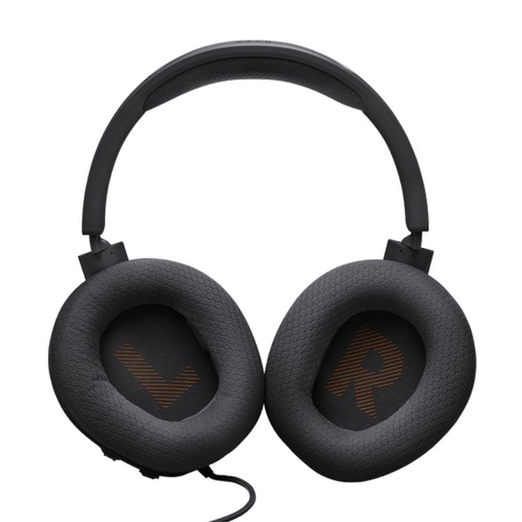 JBL Quantum 100M2 Wired Over-ear Gaming Headset, Lightweight & Compact Design, Memory Foam with Fabric Ear Cushions Material, 1.2m Cable Length, 40mm  Driver Size - Black