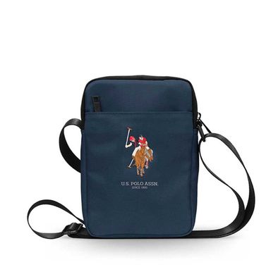 CG Mobile U.S.Polo Assn. Tablet Bag 8" with Adjustable Shoulder Strap, Easy for Carrying, Slim Lightweight Portable Storage Bag Suitable for Outdoor, Business, Office