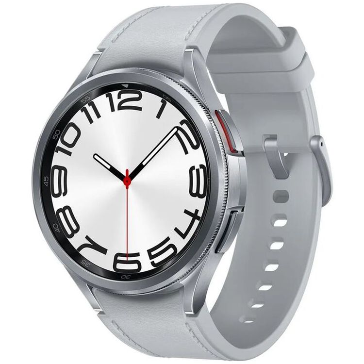 Samsung Galaxy Watch 6 Classic, 47mm Display, Fast Charge, NFC, Fall Detection &Emergency SOS Calling, Sleep Tracking, Personalized HR Zone - Silver