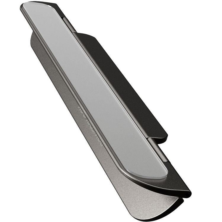 Powerology Ultra-Thin Laptop Stand with Up to 10kg Maximum Weight Capacity, Lightweight & Portable, Folding Design, Up to 15" Device Compatibility - Gray
