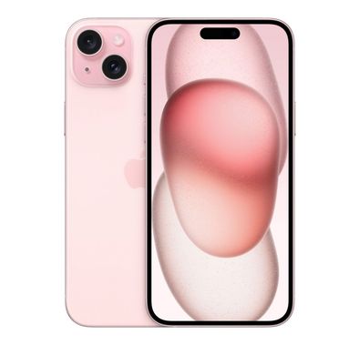 Apple iPhone 15 Plus with 256GB Capacity, 6.7-inch Screen Size, Dual eSIM, 48MP Camera Resolution, A16 Bionic Chip, USB-C Connector Type, 5G Network Technology, Splash, Water & Dust Resistant - Pink