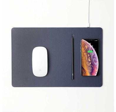 Pout Hands 3 Pro Fast Wireless Charging Mouse Pad - Midnight Blue