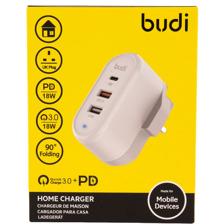 Budi Home Charger PD 18W - White