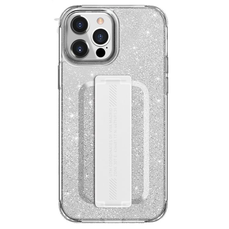 Viva Madrid Loope TPU/PC Clear Case for iPhone 13 Pro Max (6.7")  with Extra Silicone Grip - Celeste