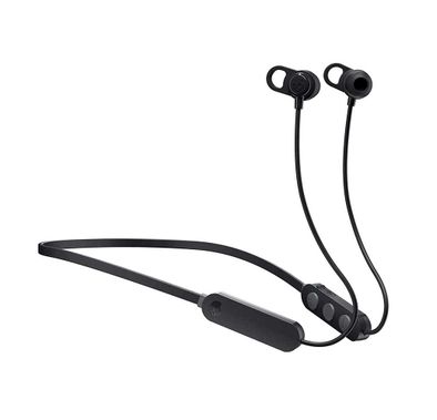 Skullcandy Jib Plus Wireless Earphones with Noise Isolating, Tangle-free and Flexible, Compatible with Voice Assistants, Ergonomic Design, Up to 6 Hours Battery Life, 9mm Driver Size - Black