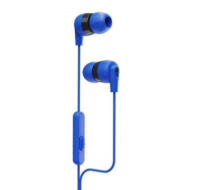 Skullcandy Ink'd+ In-Ear Earbuds with Microphone - Blue