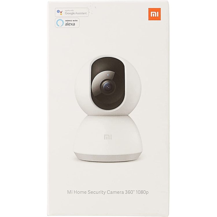 Xiaomi Mi 360° Camera (1080p) 360° Panoramic View, Full Protection, Infrared Night Vision Compatible with Android & iOS - White
