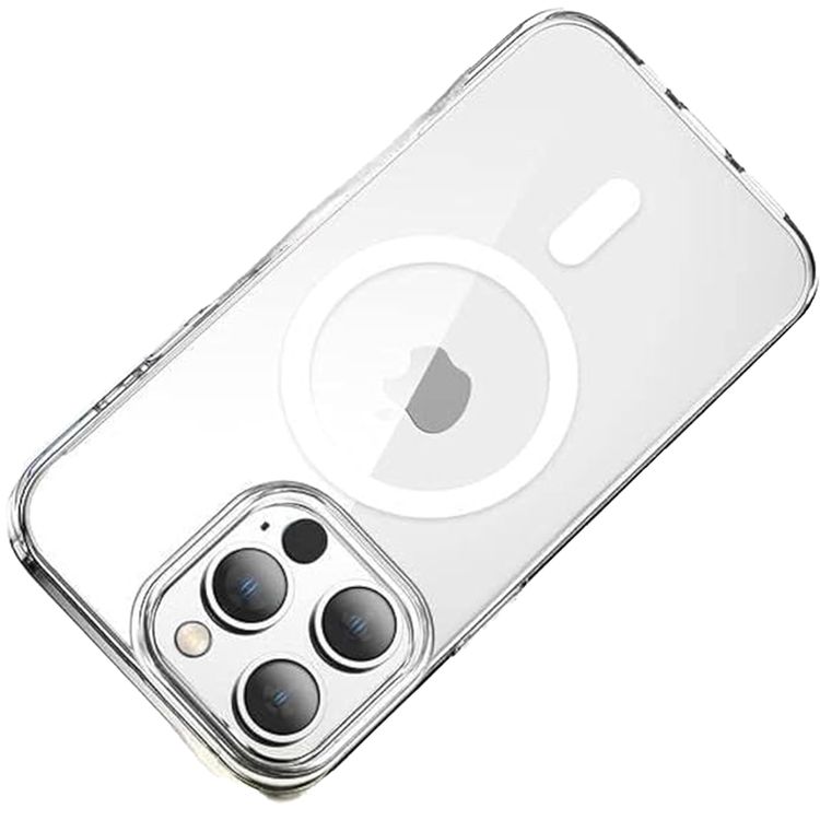 Green Lion 360° MagSafe Clear Case for iPhone 14 Pro Max, Precise Cutouts, Shock-Proof, Anti-Scratch, Full Edge Protection & Camera Protection - Clear