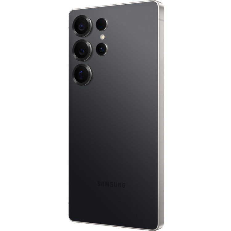 Samsung Galaxy S25 Ultra with 512GB Capacity, 6.8-inch Screen Size, Octa-Core CPU, 5G Network Technology, Rounded Design, 50MP Rear Camera, Middle East Version - Titanium Black