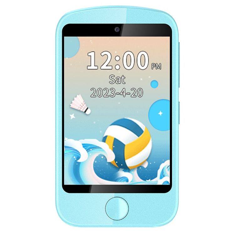 Porodo Kids 4G Smart Phone, 700mAh Battery Capacity, 24 Hours Normal Usage, 48 Hours Standby Time, SOS Calling, 2.8" Screen Size - Blue