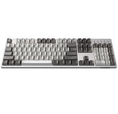 لوحة مفاتيح الألعاب الميكانيكية اللاسلكية Durgod Taurus K310 104 مفتاحًا مزدوجة PBT NKRO (أحمر كرزي، بني) - مفتاح أحمر - أبيض