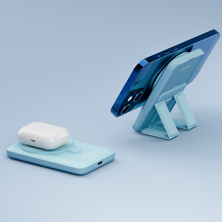Porodo 5000mAh MagSafe Power Bank With Foldable Stand