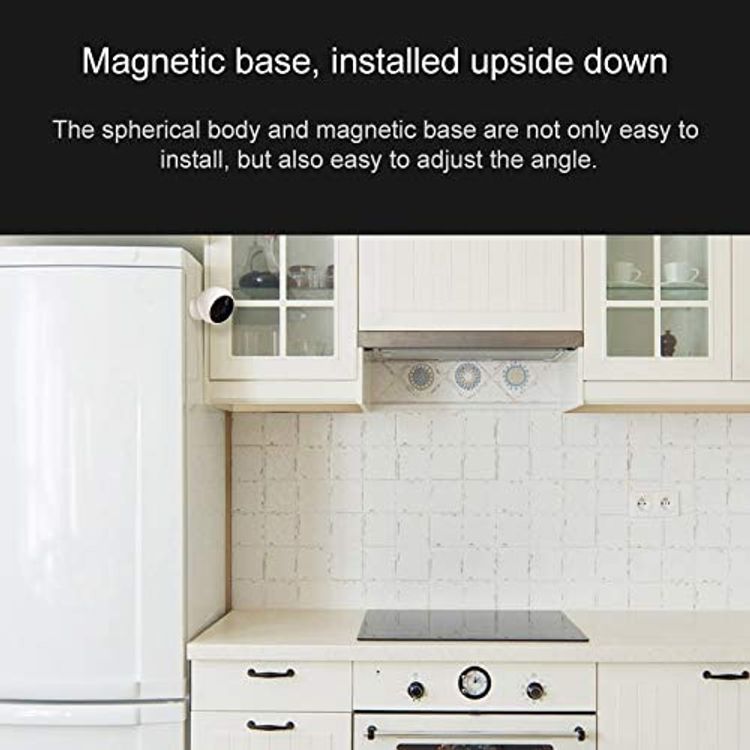 Xiaomi Mi Home Security Camera (Magnetic Mount) 170° 1080p Full HD Experience at 20fp, Night Vision, IP65 Waterproof & Dustproof - White