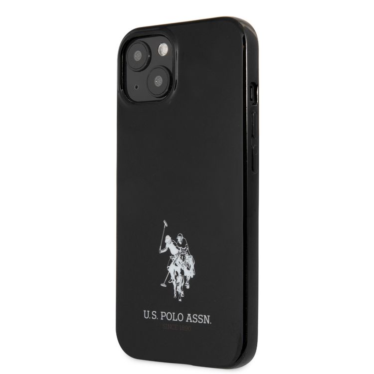 CG MOBILE U.S. Polo Assn. Full TPU Mini Horses Logo USPA Compatible for iPhone 13 (6.1") Drop Resistant, Easy Access to All Ports, Anti-Scratch