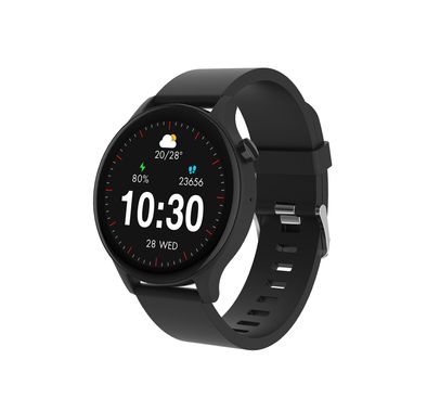 Porodo Essential Pulse Smart Watch with 1.38" HD Display, 128 Sport Modes, Bluetooth Version 5.4, 210mAh Battery Capacity, Up to 4 Days Working Time, Up to 12 Days Standby Time, 2.5 Hours Charging Time, Weather Forecast, Heart Rate, iOS 12 Above & Android 8.0 Above Compatibility - Black