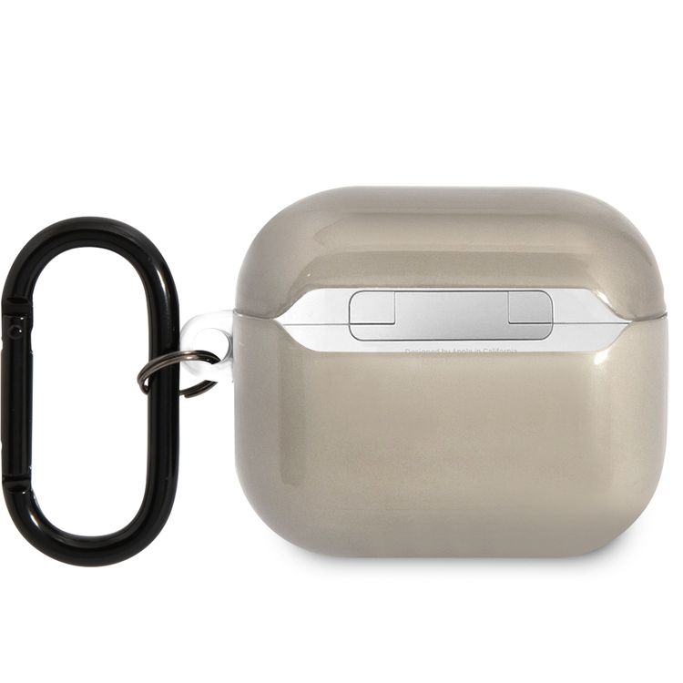 AMG Transparent Case for AirPods 3 with Easy Installation, Thermoplastic Polyurethane Material, Supports Wireless Charging, Lightweight and Compact - Black