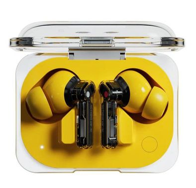 Nothing Ear (a) True Wireless Earbuds with Smart Active Noise Cancellation, Bluetooth 5.3, Waterproof, 42.5 Hours Playback Time - Yellow