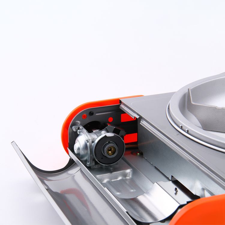 Porodo Single Burner Tabletop Gas Stove with Multi-Level Flame Control, Instant Electronic Ignition, Quick Setup Design, Butane Gas Type - Gray