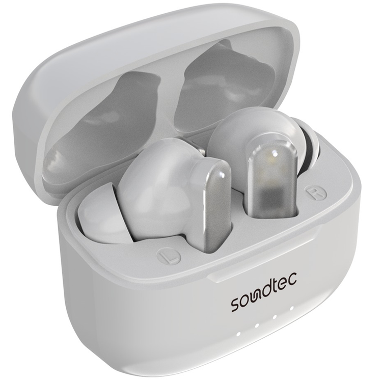 Porodo Soundtec ANC & ENC TWS with Transparent Earbuds, Touch Control, 20 Hours Standby time, 300mAh Case Battery Capacity