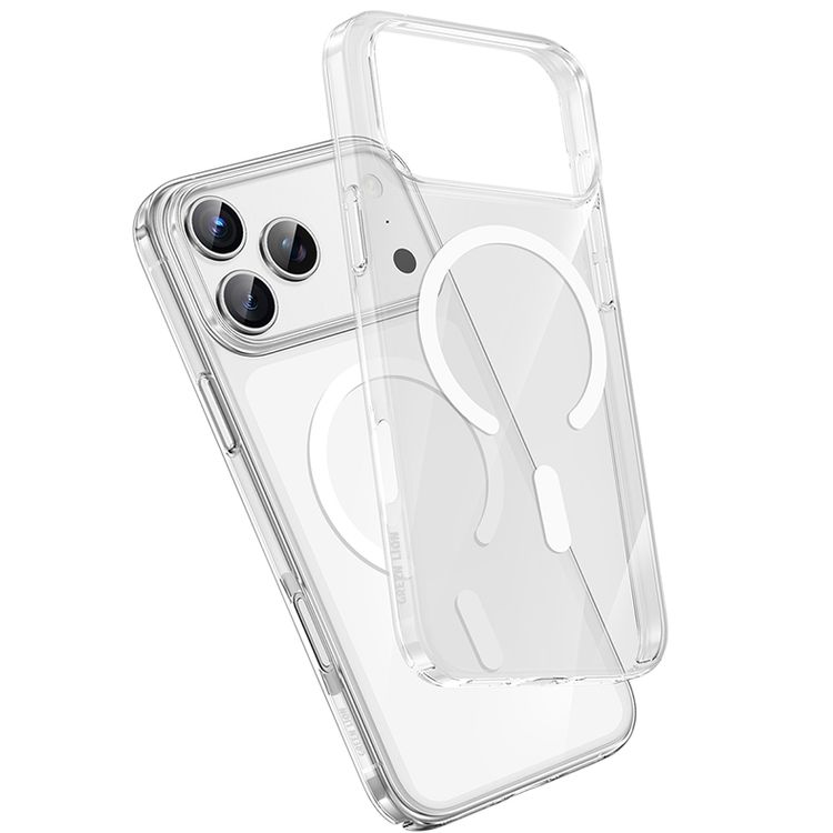 Green Lion MagSafe Delgado Case for iPhone 17 Pro, Ultra Drop Protection, Camera Protection, Ultra HD Clarity, Anti-Fingerprint, Anti Scratch, Slim Fit - Clear