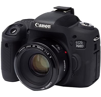 EasyCover Camera Case  For Canon 760D -Rebel T6s -Black