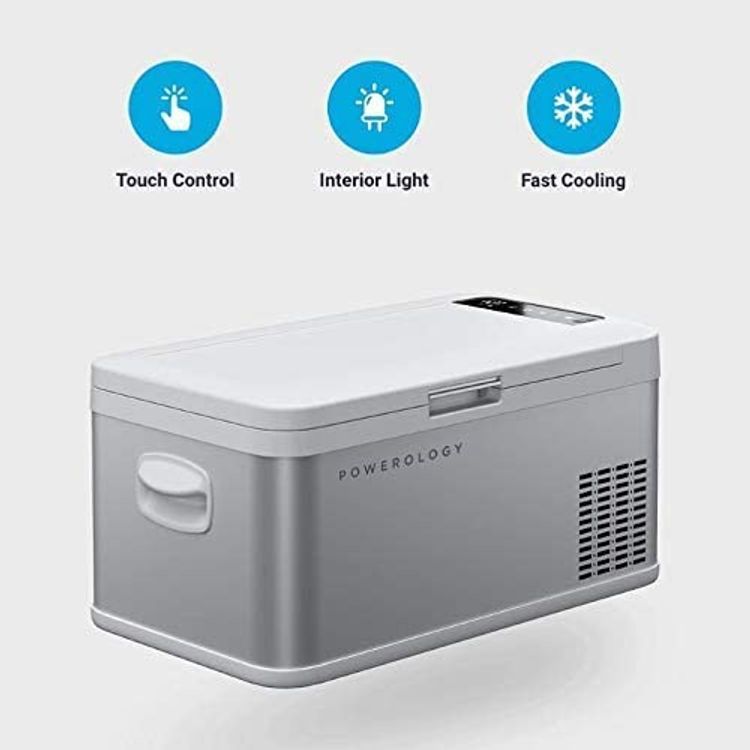 Powerology Small Dual Compartment Fridge and Freezer - 18L