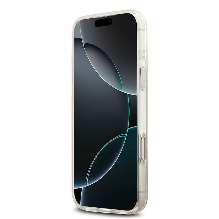 Karl Lagerfeld MagSafe IML Case with Aquarelle Karl & Choupette Heads for iPhone 17 Pro Max, Slim Profile, Comfortable Grip, Sustainable Packaging, Easy Snap-On, Drop Protection - White