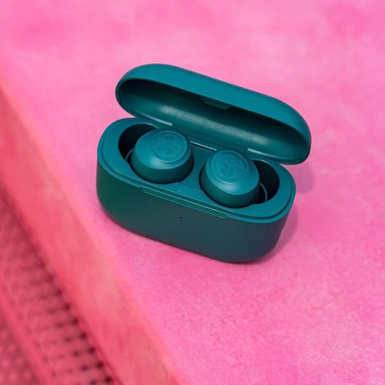 Jlab Go Air Pop True Wireless Earbuds, Touch Controls, Dual Connect, 60 Hours Standby, 2.2 Hours Earbuds Charging Time, 32 Hours Total Playtime, 8 Hours in Each Earbud Battery Life, EQ3 Sound - Teal